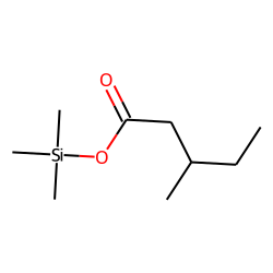 3-Methylvaleric acid, TMS