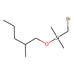 2-Methyl-1-pentanol, bromomethyldimethylsilyl ether