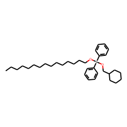 Silane, diphenylcyclohexylmethoxypentadecyloxy-