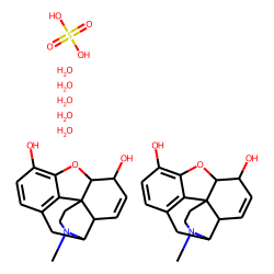 Morphine, sulfate (pentahydrate)