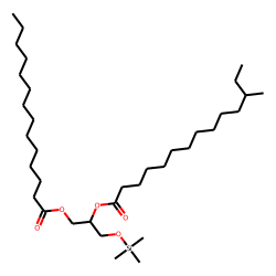 Glycerol, 1-C14, 2-ai-C15, TMS