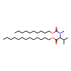 DL-Valine, N-methyl-N-decyloxycarbonyl-, tridecyl ester