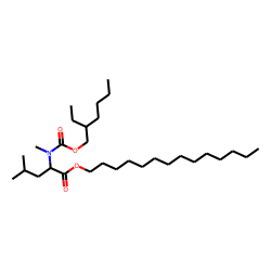 L-Leucine, N-methyl-N-(2-ethylhexyloxycarbonyl)-, tetradecyl ester