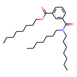 Isophthalic acid, monoamide, N,N-diheptyl-, octyl ester