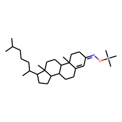 4-Cholesten-3-one, oxime, TMS # 1