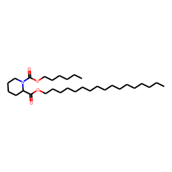 Pipecolic acid, N-hexyloxycarbonyl-, heptadecyl ester