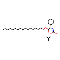 Glycine, 2-cyclohexyl-N-isobutoxycarbonyl-, heptadecyl ester