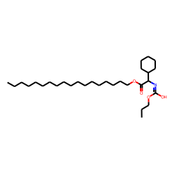 Glycine, 2-cyclohexyl-N-propoxycarbonyl-, octadecyl ester