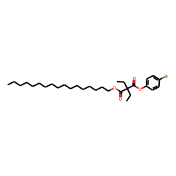 Diethylmalonic acid, 4-bromophenyl heptadecyl ester