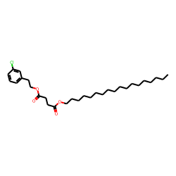 Succinic acid, 3-chlorophenethyl octadecyl ester