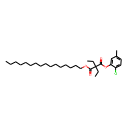 Diethylmalonic acid, 2-chloro-5-methylphenyl hexadecyl ester