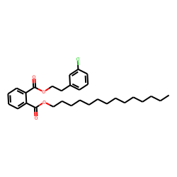 Phthalic acid, 2-(3-chlorophenyl)ethyl tetradecyl ester