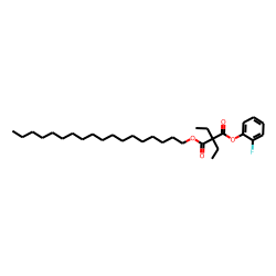 Diethylmalonic acid, 2-fluorophenyl octadecyl ester