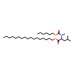 L-Leucine, N-methyl-N-(hexyloxycarbonyl)-, heptadecyl ester