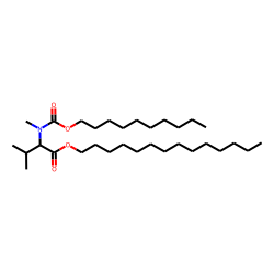 DL-Valine, N-methyl-N-decyloxycarbonyl-, tetradecyl ester