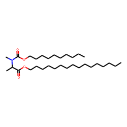 DL-Alanine, N-methyl-N-decyloxycarbonyl-, hexadecyl ester