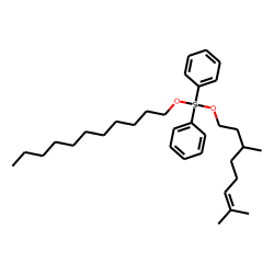 Silane, diphenylcitronellyloxyundecyloxy-