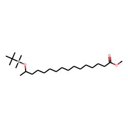 15-Hydroxy-palmitic acid, methyl ester, tBDMS ether