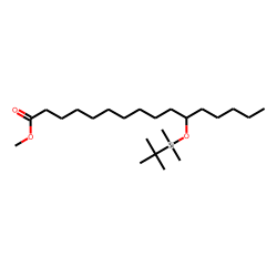 11-Hydroxy-palmitic acid, methyl ester, tBDMS ether