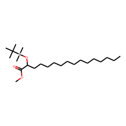 Palmitic acid, 2-tert-butyldimethylsilyloxy-, methyl ester