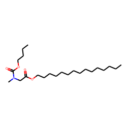Glycine, N-methyl-n-butoxycarbonyl-, pentadecyl ester