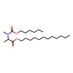 DL-Alanine, N-methyl-N-hexyloxycarbonyl-, dodecyl ester
