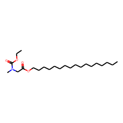 Glycine, N-methyl-N-ethoxycarbonyl-, heptadecyl ester