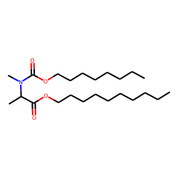 DL-Alanine, N-methyl-N-octyloxycarbonyl-, decyl ester