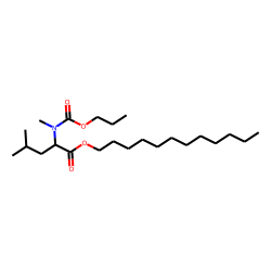 l-Leucine, N-methyl-n-propoxycarbonyl-, dodecyl ester
