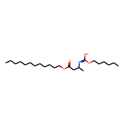 DL-3-Aminobutanoic acid, N-hexyloxycarbonyl-, dodecyl ester