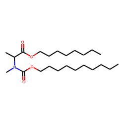 DL-Alanine, N-methyl-N-decyloxycarbonyl-, octyl ester