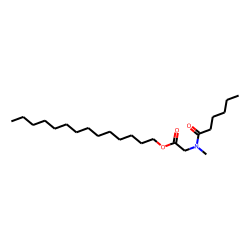 Sarcosine, n-hexanoyl-, tetradecyl ester