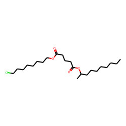 Glutaric acid, dec-2-yl 8-chlorooctyl ester