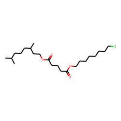 Glutaric acid, 8-chlorooctyl 3,7-dimethyloctyl ester