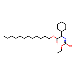 Glycine, 2-cyclohexyl-N-ethoxycarbonyl-, dodecyl ester