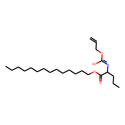 l-Norvaline, N-allyloxycarbonyl-, tetradecyl ester