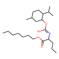 L-Norvaline, N-((1R)-(-)-menthyloxycarbonyl)-, heptyl ester