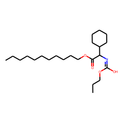 Glycine, 2-cyclohexyl-N-propoxycarbonyl-, undecyl ester