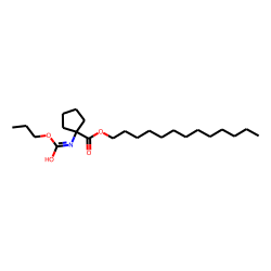 1-Aminocyclopentanecarboxylic acid, N-(propoxycarbonyl)-, tridecyl ester
