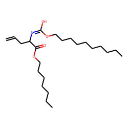 2-Aminopent-4-enoic acid, N-decyloxycarbonyl-, heptyl ester