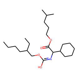 Glycine, 2-cyclohexyl-N-(2-ethylhexyl)oxycarbonyl-, isohexyl ester