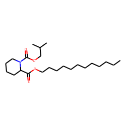 Pipecolic acid, N-isobutoxycarbonyl-, dodecyl ester