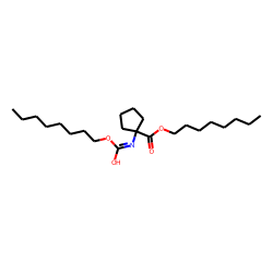 1-Aminocyclopentanecarboxylic acid, N-(octyloxycarbonyl)-, octyl ester