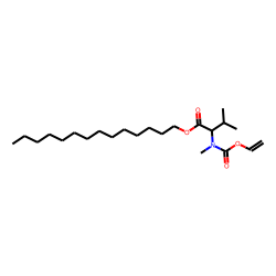 DL-Valine, N-methyl-N-(vinyloxycarbonyl)-, tetradecyl ester