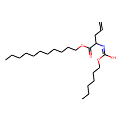 2-Aminopent-4-enoic acid, N-hexyloxycarbonyl-, undecyl ester