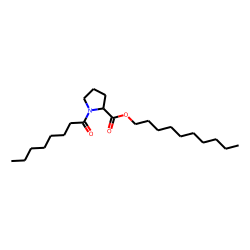 L-Proline, N-octanoyl-, decyl ester
