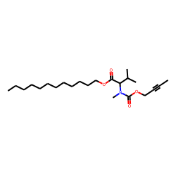 DL-Valine, N-methyl-N-(but-2-yn-1-yloxycarbonyl)-, dodecyl ester
