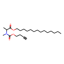 DL-Alanine, N-methyl-N-(byt-3-yn-1-yloxycarbonyl)-, tetradecyl ester