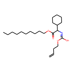 Glycine, 2-cyclohexyl-N-(but-3-en-1-yl)oxycarbonyl-, decyl ester