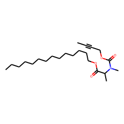 DL-Alanine, N-methyl-N-(byt-2-yn-1-yloxycarbonyl)-, tetradecyl ester